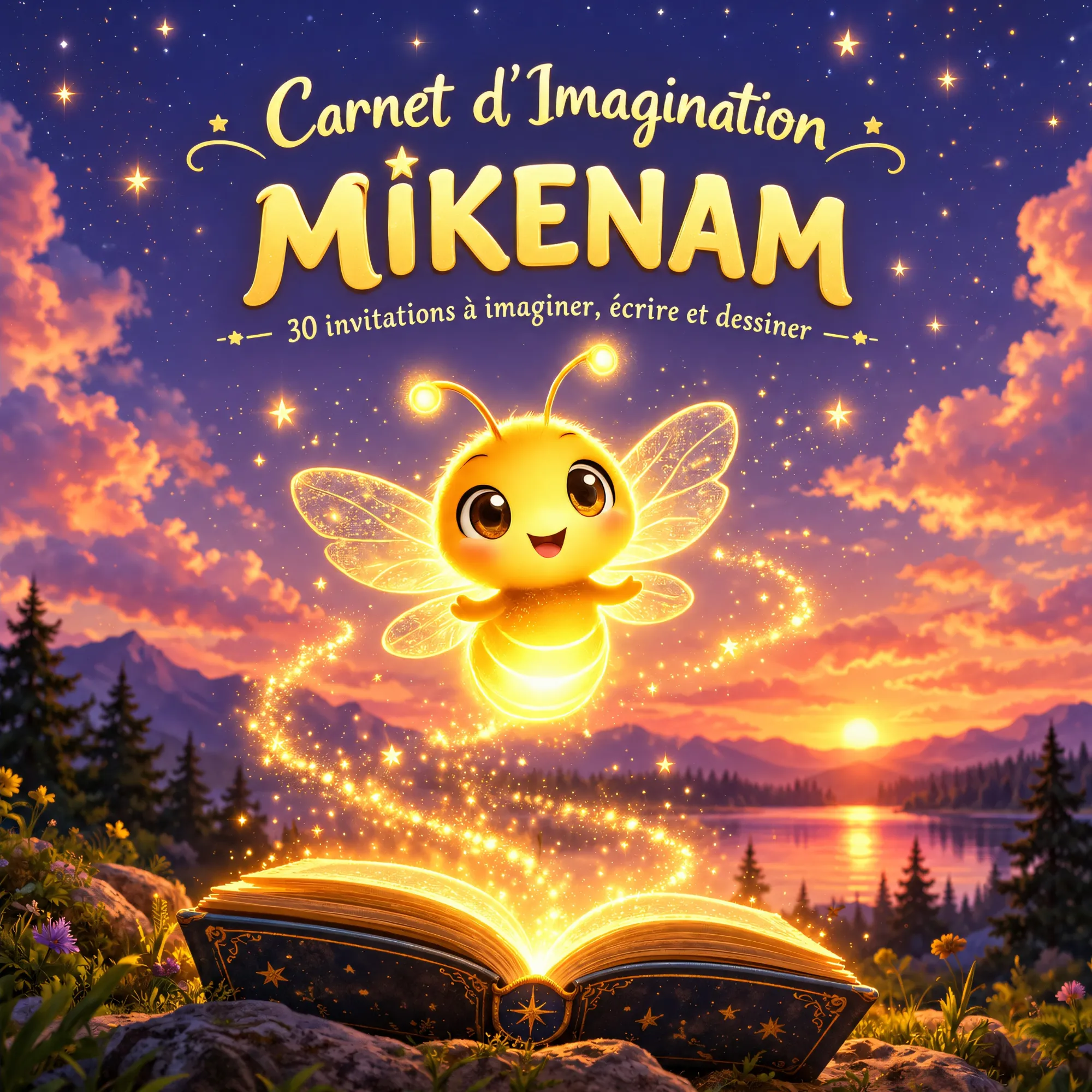 Carnet d'Imagination Mikenam, couverture française